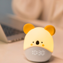 Cartoon small alarm clock students use children cartoon electronic special bedside silent luminous personality creative animal clock
