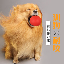 Pet Ball Type Toys Nibble Dog Solution Smother Large Rubber Ball Silicone Ball Juvenile Dog A two month training dog ball