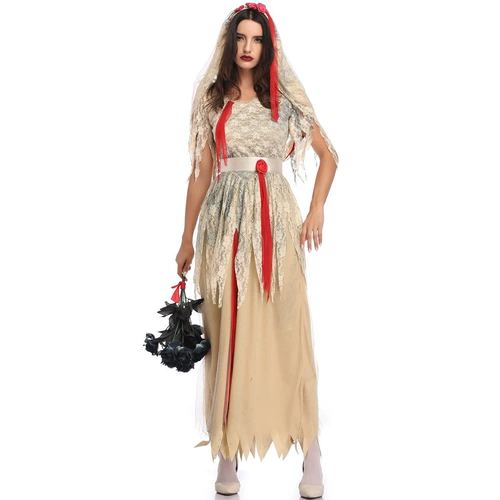 Длинный костюм для невесты, xэллоуин