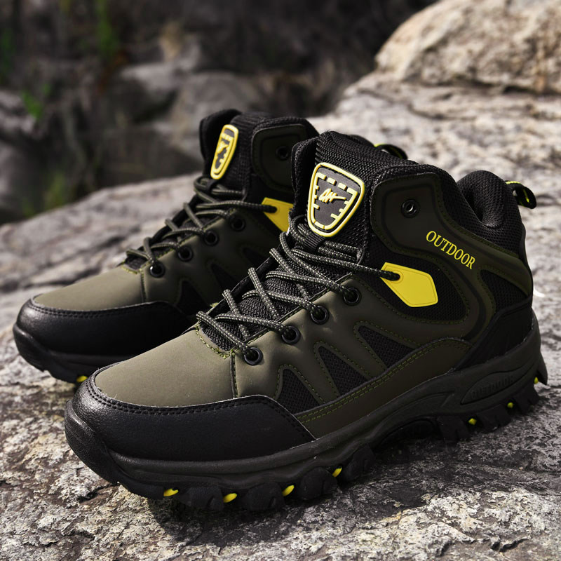 Autumn outdoor men's shoes non-slip hiking shoes dad shoes middle-aged and elderly casual sports shoes wear-resistant mountain climbing travel shoes