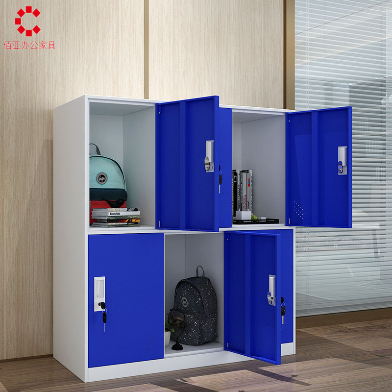 Color Locker SHEET IRON STAFF CABINET SHORT CABINET KINDERGARTEN STUDENTS ' SCHOOL BAG CABINET CLASSROOM CONTAINING CABINET CLASS CONTAINING CABINET