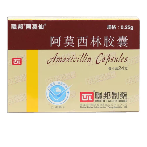 Бесплатная доставка] Амосианские капсулы амоксилина 0,25 г*24 Глиппа гипотир инфекция бронхит тоник соток синусит синусит антибактериальный анти -инфляторный хранение баннера подлинно