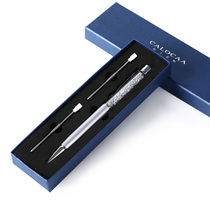 Canoka creative signature metal crystal pen gift box couple broken Diamond ballpoint pen gel pen gel pen diamond pen diamond pen gift customization holiday gift gift Graduation souvenir teacher Xie Master gift customization