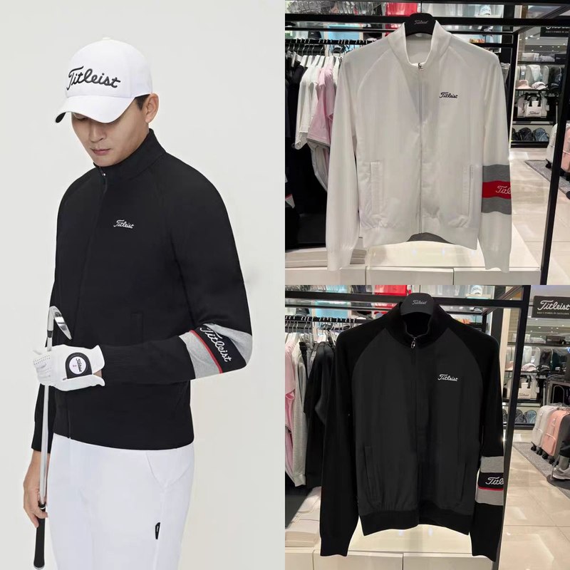 25 New Golf Clothing Men's Jackets Outdoor Casual Versatile Thin Comfortable Stand-Up Collar Jacket Windbreaker Jacket