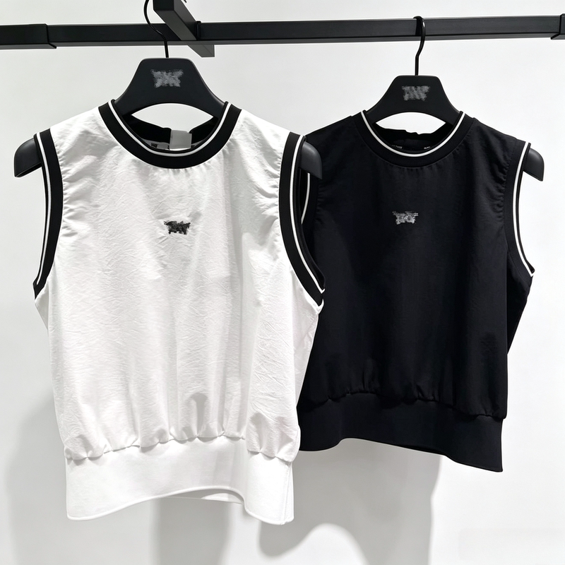 Golf Clothing for Women, Summer Sports and Leisure, Versatile, Slim-Fitting, Quick-Drying, Sleeveless Vest Top T-Shirt Golf Clothing for Women, Summer Sports and Leisure, Versatile, Slim-Fitting, Quick-Drying, Sleeveless Vest Top T-Shirt