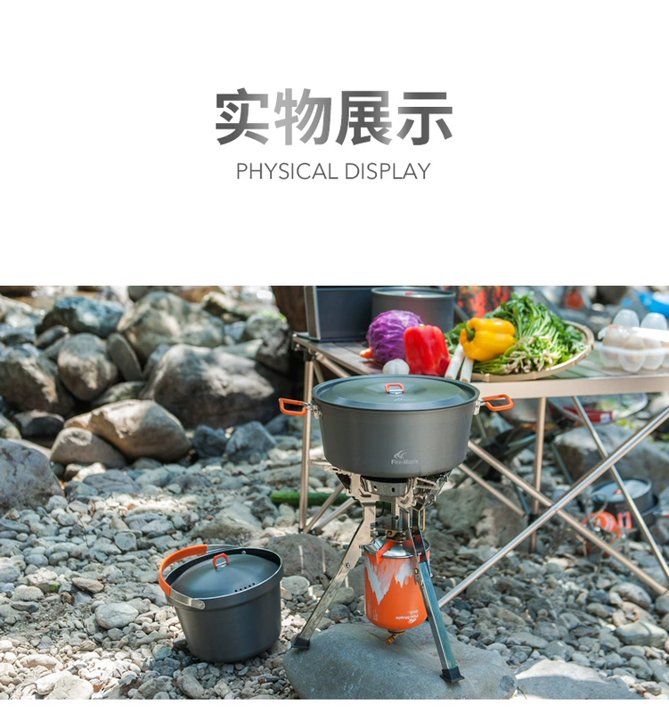 Lửa Maple Titan bếp công suất cao khốc liệt bếp ngoài trời bếp lò cắm trại hoang dã cung cấp thiết bị bếp gas - Bếp lò / bộ đồ ăn / đồ nướng dã ngoại