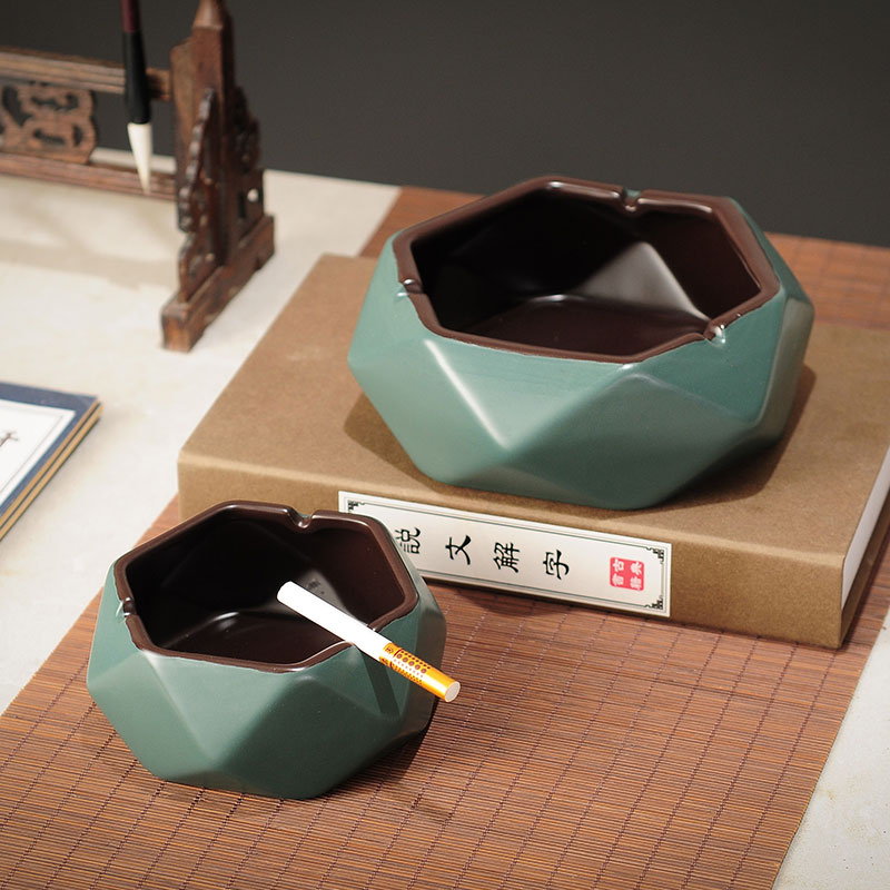 New Chinese-style Ashtray Decoration Home Creativity Collection Living Room Room room Table Office Desktop Pendulum gift Men