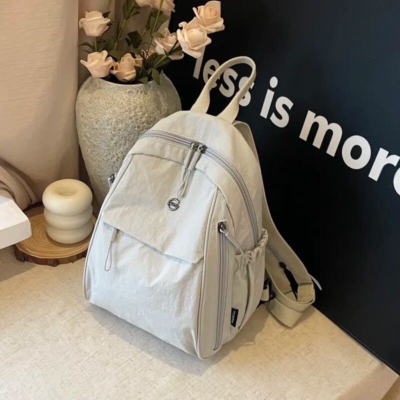 2025 Light Luxury Multifunctional Single Shoulder Trendy Backpack Crossbody Lightweight Bag Korean Style Casual Outing Five-Use Bag