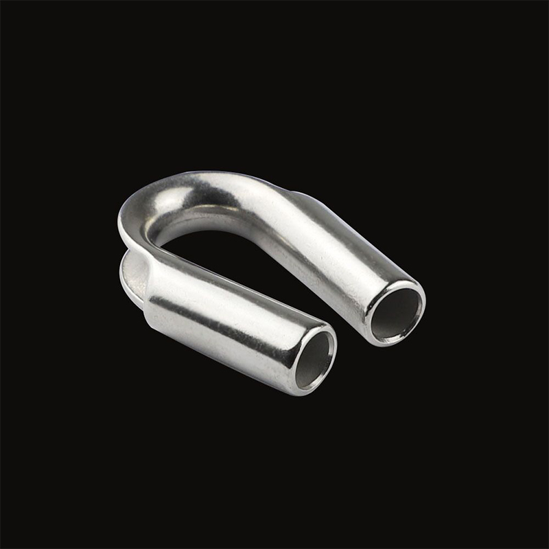 304 stainless steel ringer protection ring elastic rope nylon wire triangular jacket wire rope tubular chicken heart ring