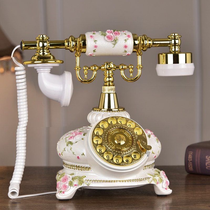 Fashion Creative Phone American Antique Retro Phone Household Hocket Fixed Office Rotary Dial Phone