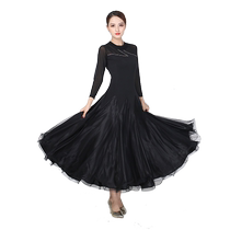 National Label dance 2024 new female moron dance large pendulum ballroom dress with dress and autumn dance dress with long dresses