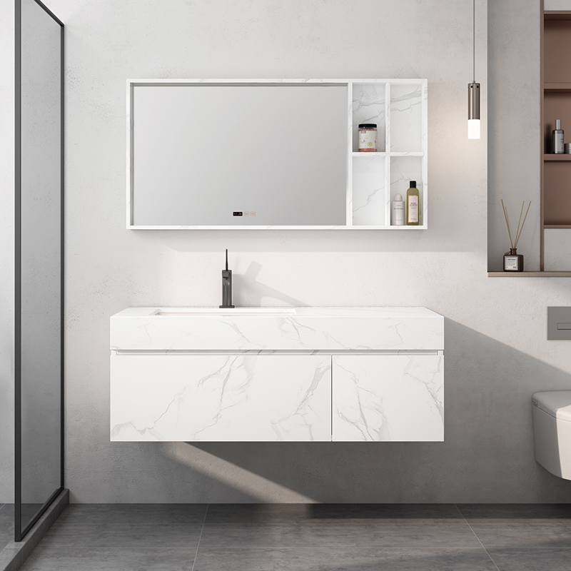INH Rock Board Integrated Basin Bathroom Counter Basin Cabinet Combination Integrated Washbasin Wash-Wash Terrace Washbasin Cabinet Combined Bath