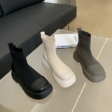 Martens, эластичные осенние ретро короткие сапоги в английском стиле, ботинки, коллекция 2022, в британском стиле