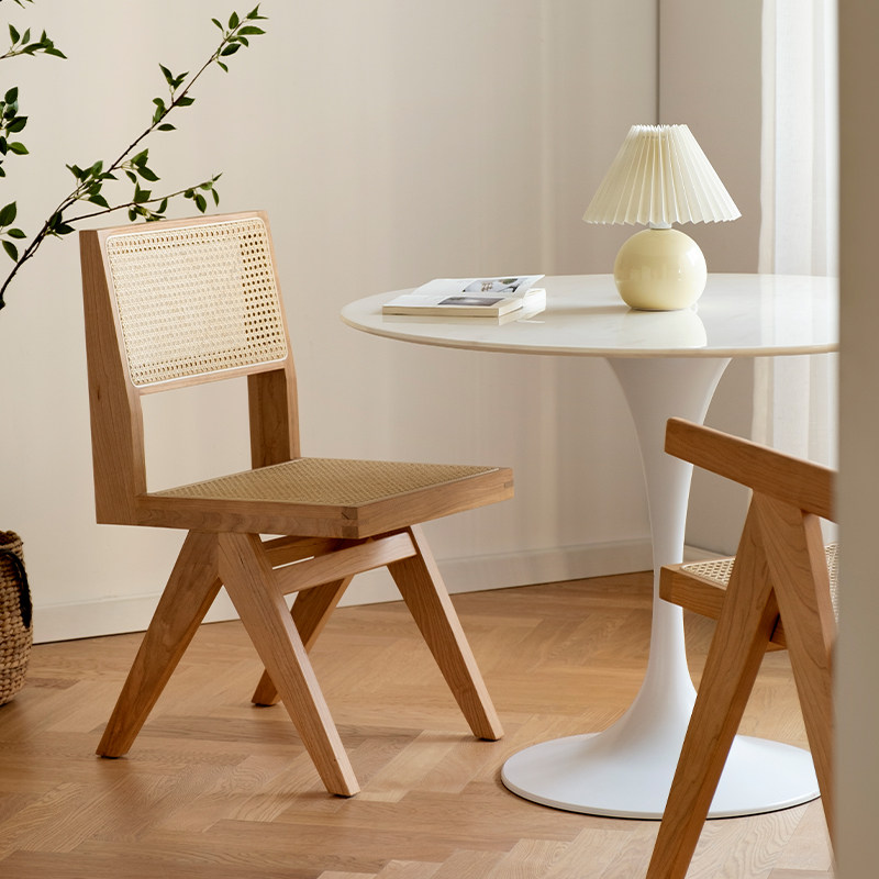Chandigar Retro chair backed by the lonely windy Japanese retro chair for simple home medium-sized casual chair