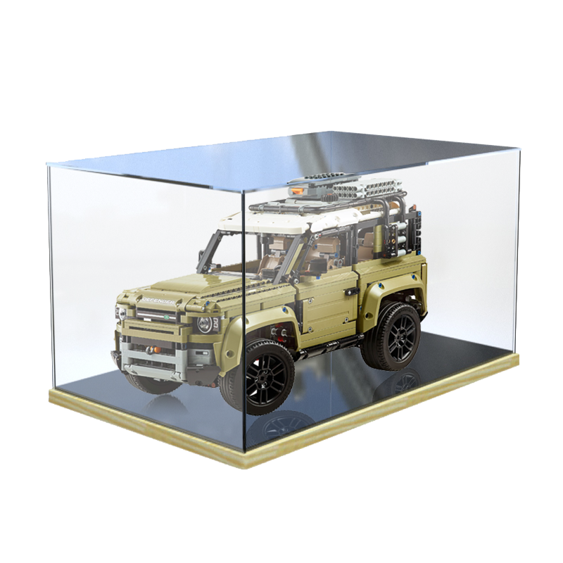 LEGO compatible Land Rover Defender acrylic display box