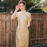 Кружевное ципао, коллекция 2022