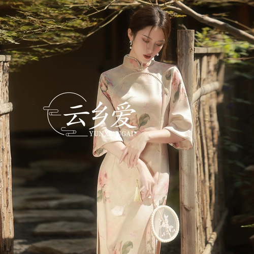 Ципао, осеннее платье