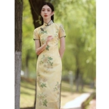 Желтое ципао, коллекция 2022