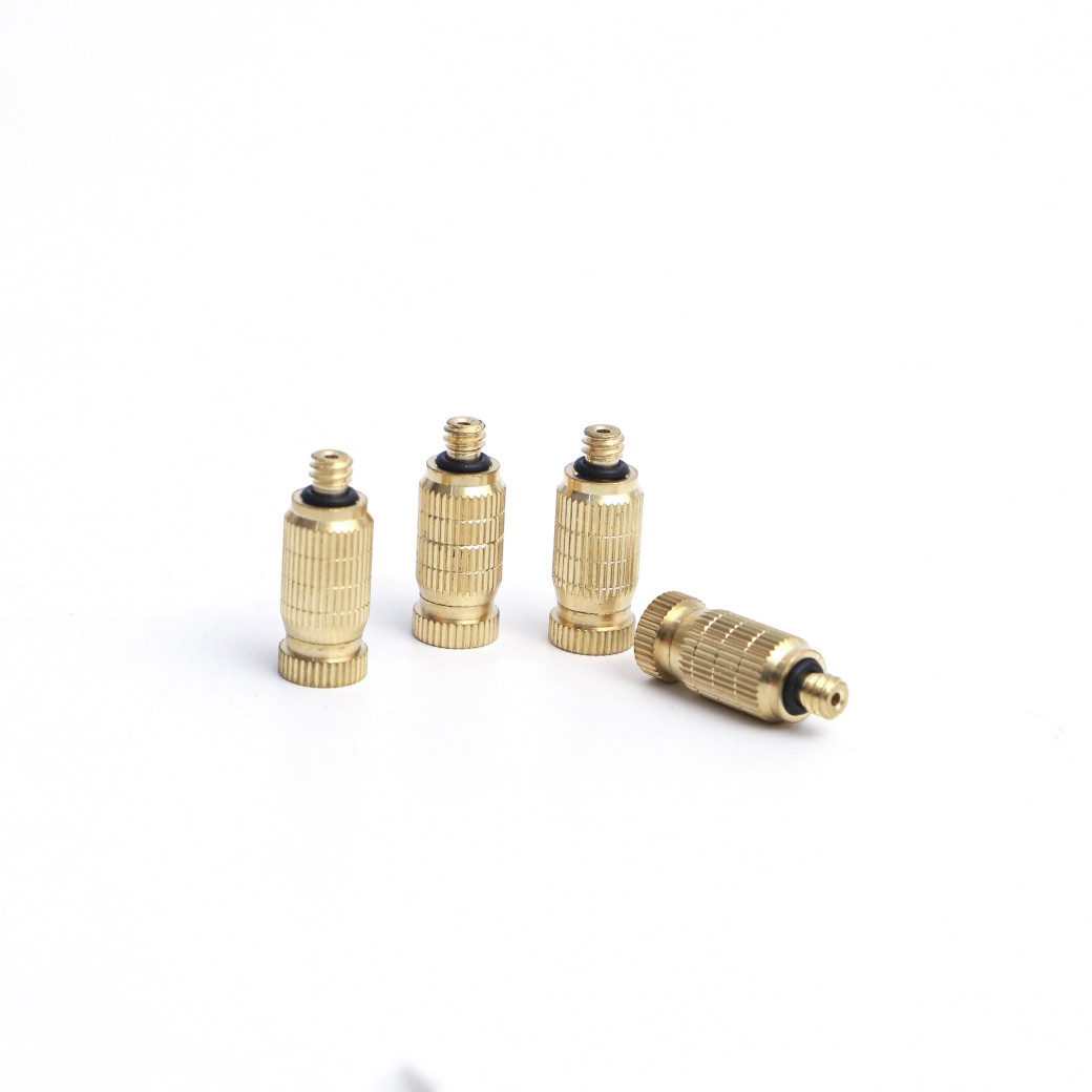 Pure copper 3 16 sprayer high pressure fine atomizing nozzle nozzle textile factory humidifier workshop site breeding