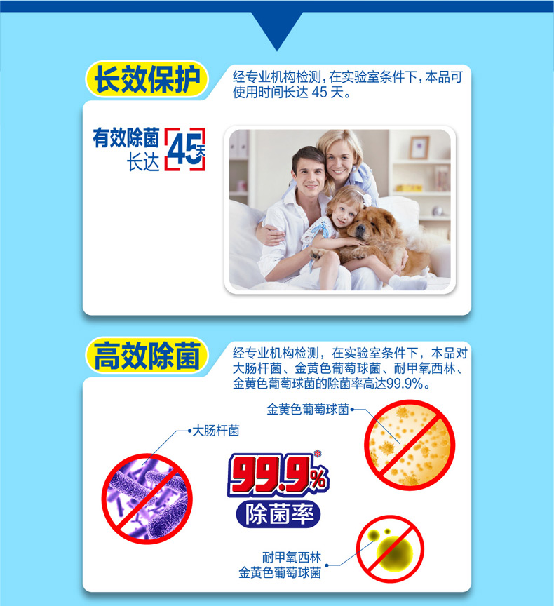 立白 威王 便携除菌卡 除菌包 长效45天释放二氧化氯 图4
