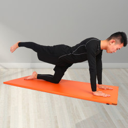 Aevin Fitness Mat Yoga Mat Extended 1.8m Thickeneded Non-Slip Gym Floor Mat Personal Trainer One-On-One Pu Mat