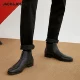 JackJones Jack Jones mùa xuân và mùa thu kinh doanh thời trang hoang dã của nam giới thoải mái và tiện lợi giày da giản dị - Giay cao