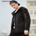 JackJones Jack Jones mùa thu nam mới đội mũ trùm đầu hai mặc cotton phù hợp với áo gió dài áo bông - Bông áo gió Bông