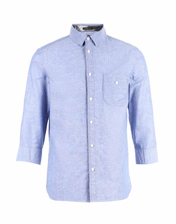 JackJones Jack Jones nam mùa thu tay áo thẳng nút áo hai lớp túi cotton 218231512 - Áo áo sơ mi nam ngắn tay công sở