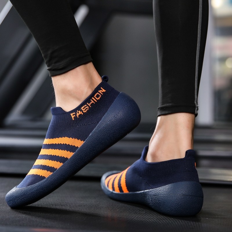 Indoor fitness shoes women's silent non-slip home sports shoes men's barefoot yoga shoes soft bottom treadmill special shoes
