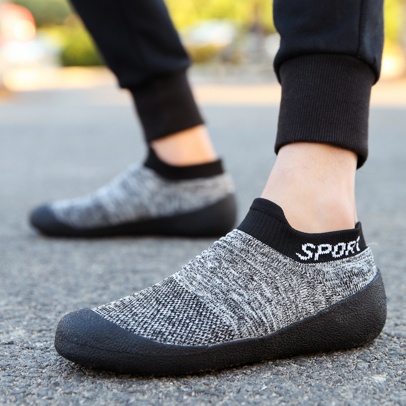 Indoor Fitness Shoes for Men and Women, Shock-Absorbing Treadmill-Specific Soft-Soled Yoga Shoes, Home Sports Shoes, Slip-On Sock Shoes