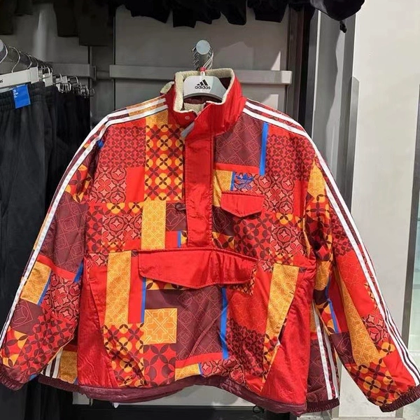 Двусторонний спортивный костюм Adidas с молнией, куртка, с молнией