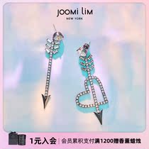 JOOMi LiM Nectar Loving Arrow Asymmetrical Earrings Personality Woman 2022 New Gift Crystal Earrings