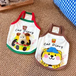 Spring and Summer New Cute Three-Dimensional Doll Sling Clothes for Dogs and Cats, Teddy, Bichon, Small Dogs, Dog Clothes