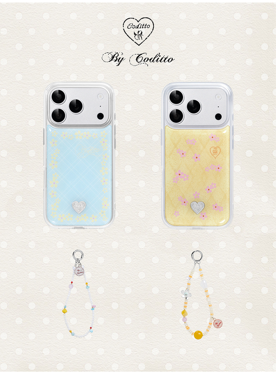 Coditto Floral Pink Cherry Blossoms Minimalist iPhone Case