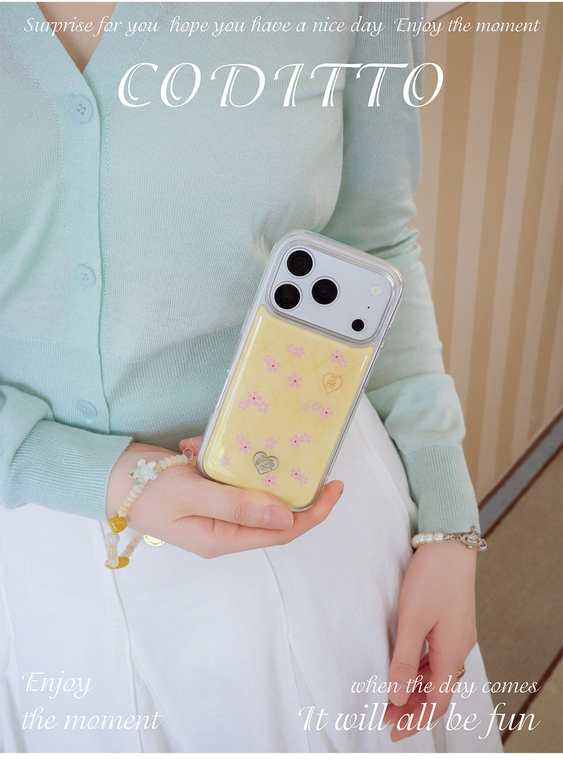Coditto Floral Pink Cherry Blossoms Minimalist iPhone Case