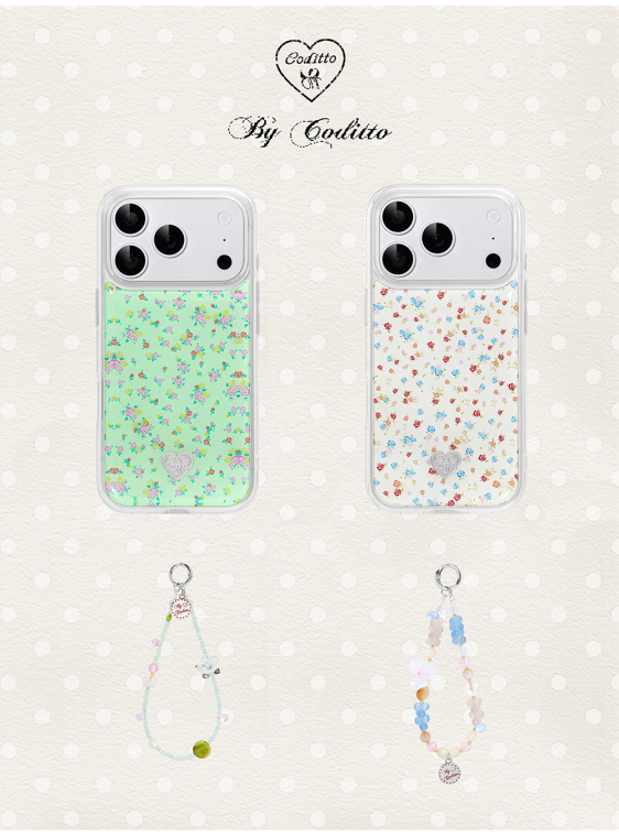 coditto Mint Floral Minimalist iPhone Case