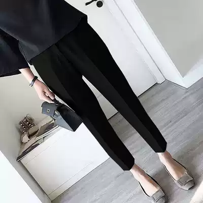 Pregnant women pants Spring and Autumn wear ankle-length pants autumn wide leg pants suit pants casual tide mom thin fashion underwear