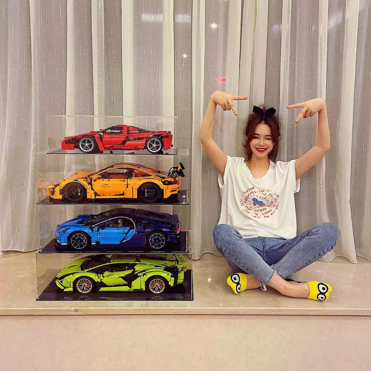 Акриловая-display коробка 42096 Подходит для модели Lego Porsche 911RSR коробка для хранения пыли