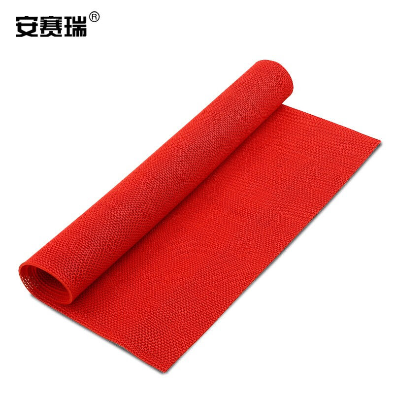 Ansely hollow anti-slip mat rainy day waterproof pad PVC Waterproof Door School Hospital hotel with 90c width
