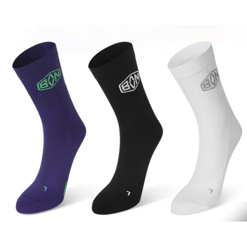 Baanpro Professional Running Socks/Marathon Mid-Calf Compression Socks for Running, Fitness, and Daily Training