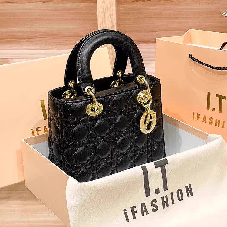 Diro Official Store Princess Diana Bag 2026 New Model Quilted Small Square Bag for Women, Light Luxury Shoulder, Handbag, and Crossbody Bag