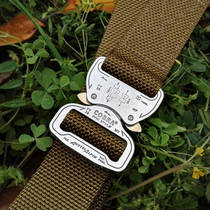 (JAKWAZ) Austria AustriAlpin Cobra Buckle Tactical Belt Mens Lightweight Quick Opening Wolf Brown