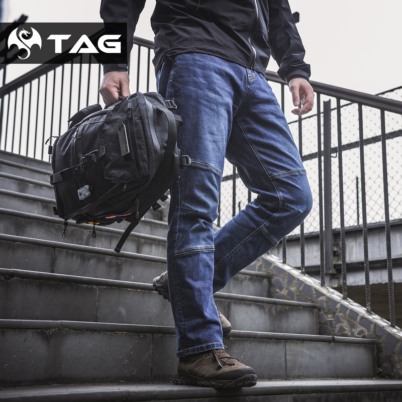 【Tag】Dadu Beasthider Tactical Edition Jeans Military Fans Straight-Leg Outdoor Stretch Casual Trousers