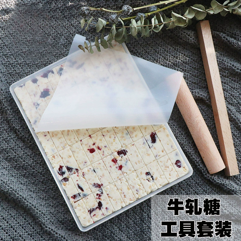 Khuôn làm bánh ngọt Nougat Snowflake Puff Pastry Tự làm Tự làm Thủ công Không dính Nướng hộ gia đình Hình chữ nhật Hoạt động Đáy đáy Rắn Khay định hình Đáy - Tự làm khuôn nướng