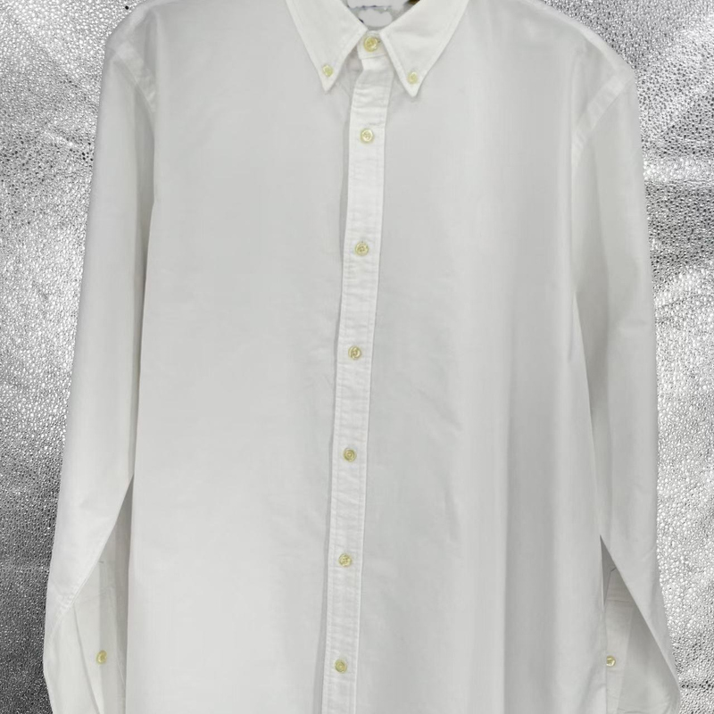 [Classic] Oxford White Long-Sleeved Shirt