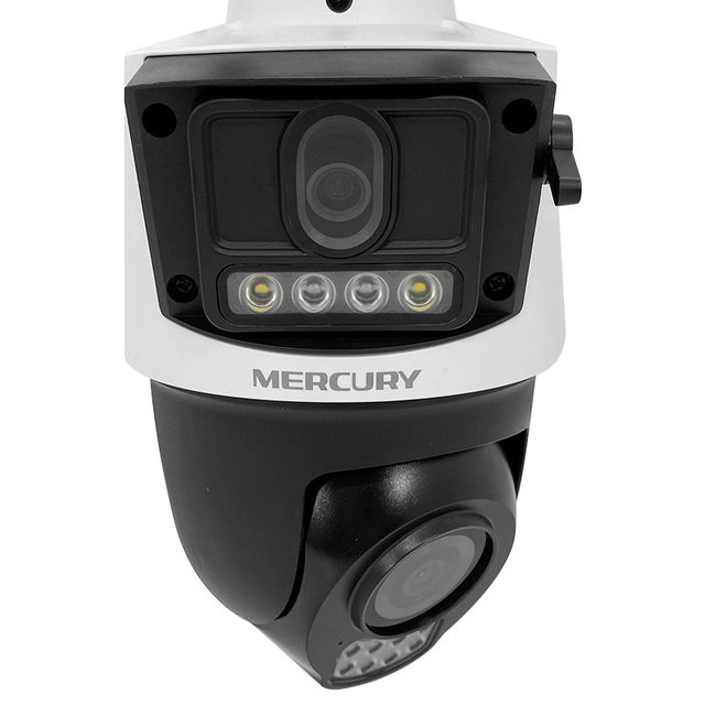 Mercury Mipc3286W Dual-Camera Version Panoramic 360-Degree Wireless Wifi Clear Full-Color Home Surveillance Camera