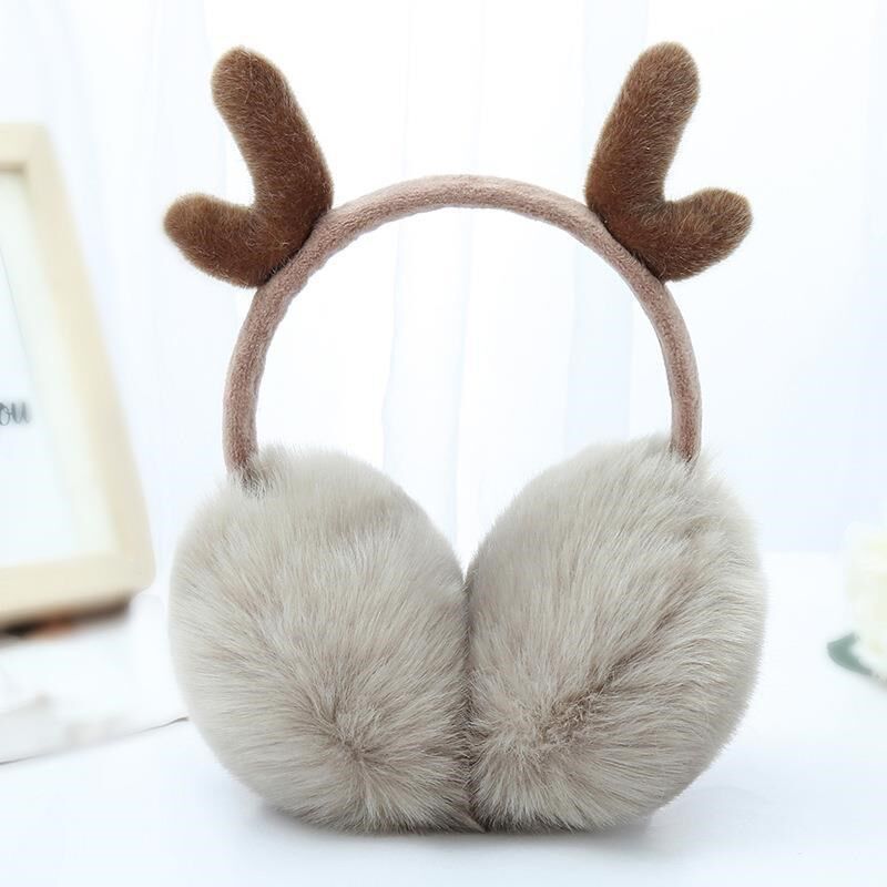 Heating women winter lovely 25 - 29 years old red deer ear cover ear cover warm ear cover Han edition
