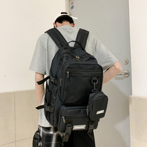 Large Capacity Junior High School Girls High School Students 2021 New Backpack High School Fashion High Face Value Double Shoulder Bag