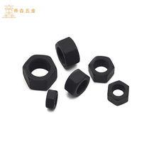 High strength Grade 8 blackened nut GB61708 Grade 8 Grade 8 hexagon nut Screw cap M5-6-10--56