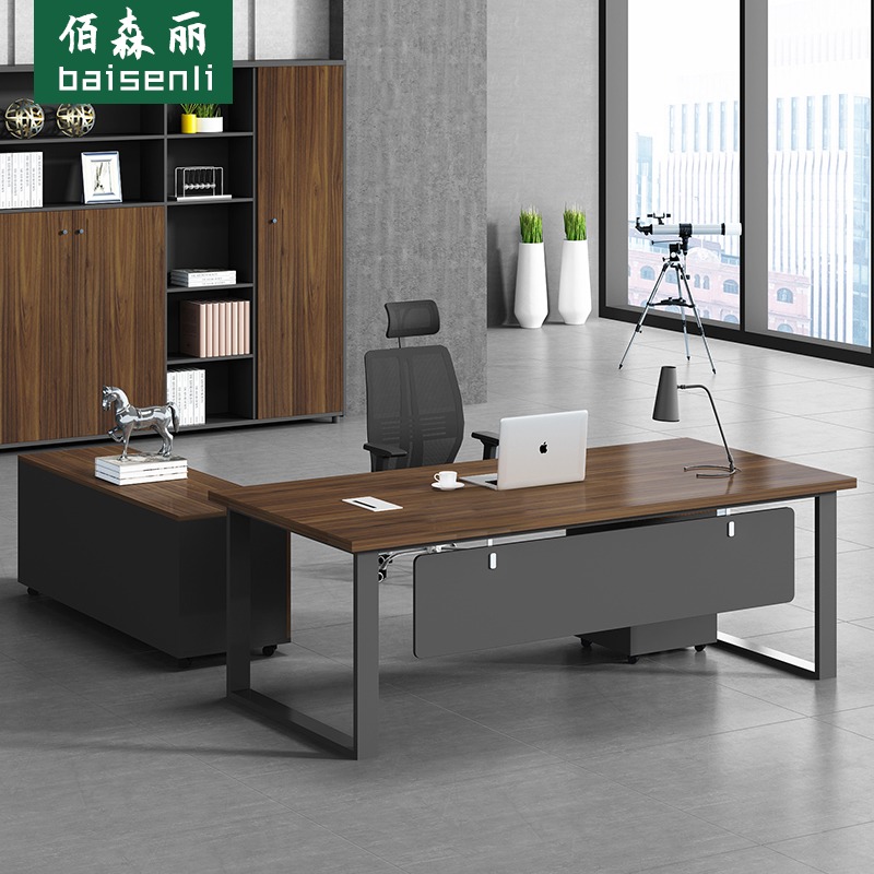 Desk President Boss Single Brief Modern Office Furniture Office Furniture Chair Manager Desk And Chairs Combination